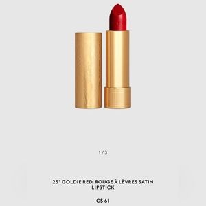 BNIP Gucci Rouge a Levres Satin 25 Goldie Red